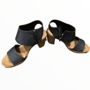 Toms Majorca Denim Heels